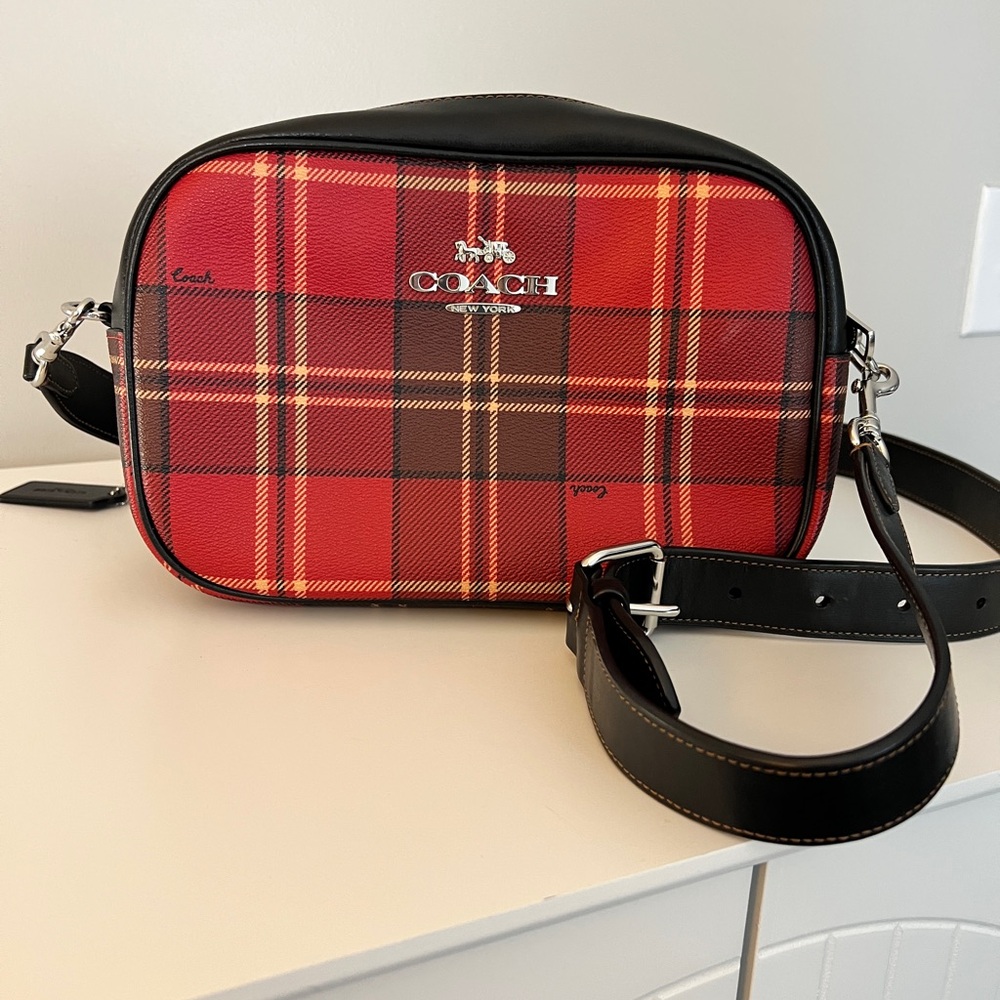 Coach Plaid Crossbody Bag